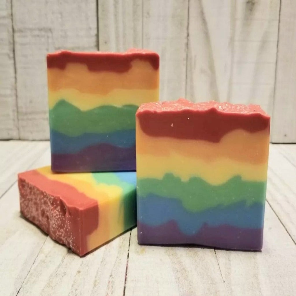 Rainbow Love Soap